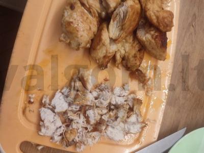 Kvesadija su vištiena ir sūriu Žingsnis 10