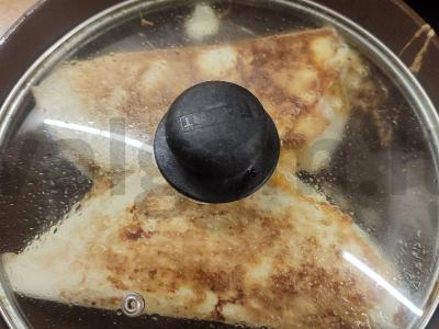 Kvesadija su vištiena ir sūriu Žingsnis 14