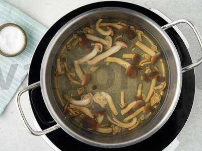 Salotas su keptomis voveraitėmis Žingsnis 2