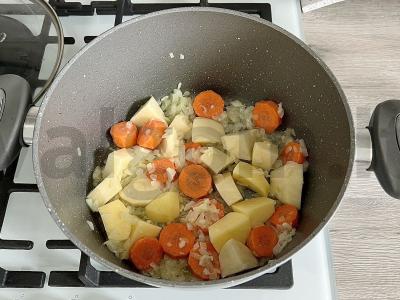 Moliūgų kreminė sriuba su parmezano sūriu Žingsnis 3