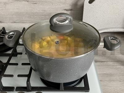 Moliūgų kreminė sriuba su parmezano sūriu Žingsnis 5