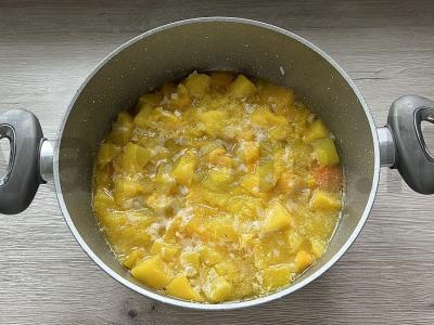 Moliūgų kreminė sriuba su parmezano sūriu Žingsnis 6