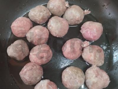 Sriuba su mėsos kukuliais ir quinoa Žingsnis 3