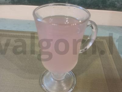 Obuolių, vynuogių ir džiovintų abrikosų kompotas Žingsnis 5