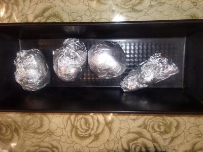 Salotas „Olivje po-naujai“ Žingsnis 1