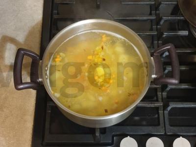 Daržovių sriuba su varškės sūriu Žingsnis 5