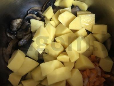 Grybų grietinėlės sriuba Žingsnis 6