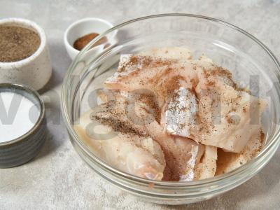 Ešerys grietinėje orkaitėje Žingsnis 1