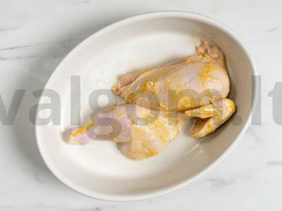 Naujametinė vištiena orkaitėje Žingsnis 4