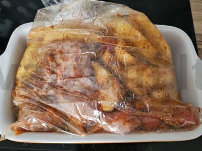 Vištiena su bulvėmis ir vyšniniais pomidorais Žingsnis 6