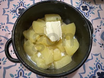 Bulvių apkepas su faršu ir sūriu Žingsnis 6