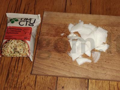 Antras patiekalas „Vermicelli vakarienė“ Žingsnis 2