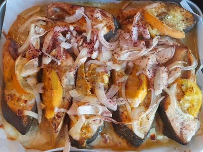 Kepta žuvis su batatais Žingsnis 3