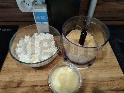 Varškės sūrio pyragas Žingsnis 1