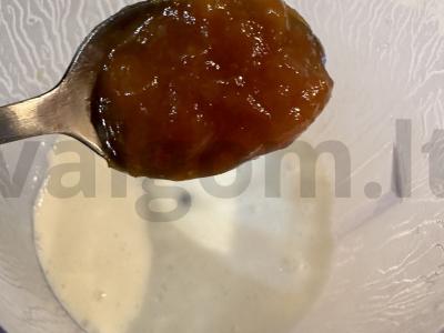 Namų jogurtas su medumi ir uogiene Žingsnis 2