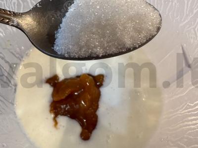 Namų jogurtas su medumi ir uogiene Žingsnis 3