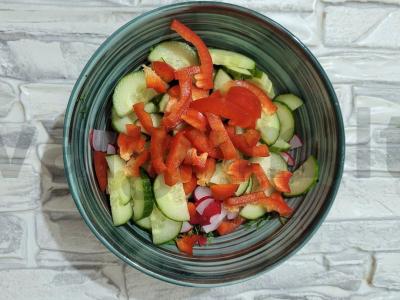 Sultingas daržovių salotas „Kvaritetas“ Žingsnis 5