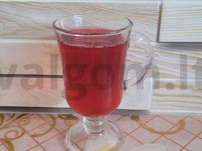 Kvapnus kompotas su juodaisiais serbentais, avietėmis ir citrinos rūgštimi pagrindine nuotrauka