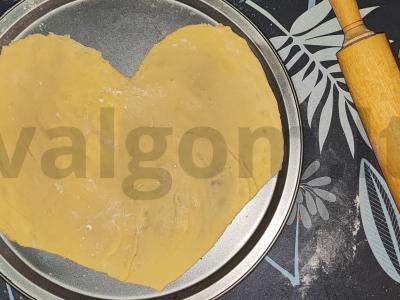 Pica „Mielas širdelė“ Žingsnis 2