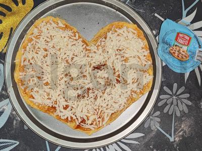 Pica „Mielas širdelė“ Žingsnis 4