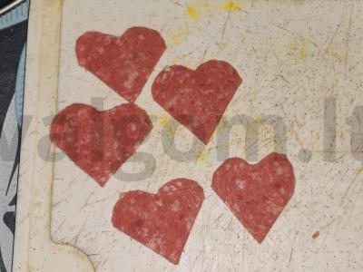 Pica „Mielas širdelė“ Žingsnis 5