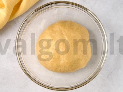 Cukriniai sausainiai su manų kruopomis Žingsnis 3