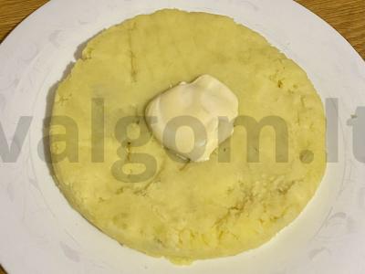 Silkė po šubomis su obuoliu Žingsnis 1