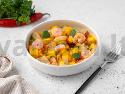 Salotas su mango ir pomelo pagrindine nuotrauka