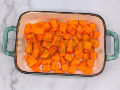 Kvinoja su kepta moliūgu Žingsnis 1