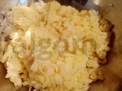 Bulvių kotletai su šonine Žingsnis 2