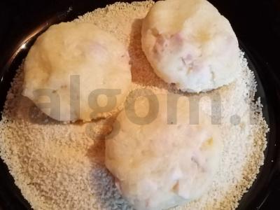 Bulvių kotletai su šonine Žingsnis 7