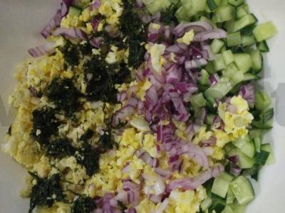 Skaniausias salotas „Žaliasis pievas“ Žingsnis 3