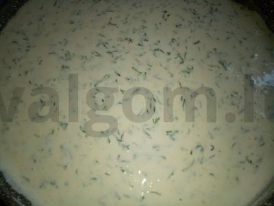 Makaronai su lydyto sūrio ir grietinėlės padažu Žingsnis 2