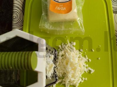 Užkandis iš sluoksniuotos tešlos su upėtakiu Žingsnis 2