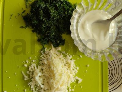 Užkandis iš sluoksniuotos tešlos su upėtakiu Žingsnis 3