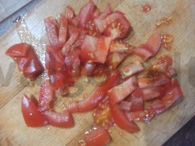 Salotas „Raudonasis spalis“ Žingsnis 3