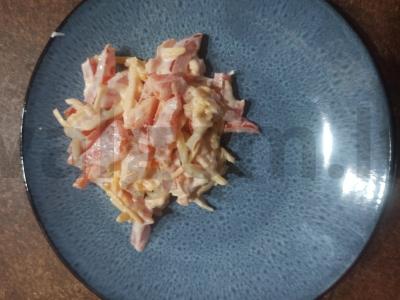 Salotas „Raudonasis spalis“ Žingsnis 6