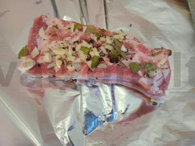 Kalkė, kepta su lauro lapais Žingsnis 3