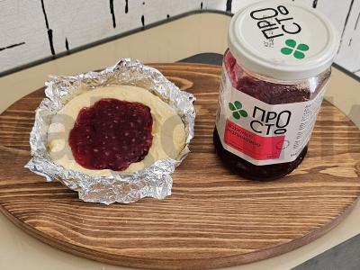 Grietinėlės pyragas su aviečių uogiene Žingsnis 2