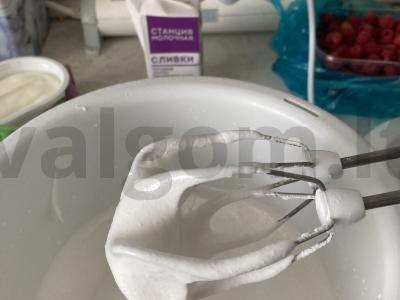 Meringos ritinys per 60 minučių Žingsnis 2