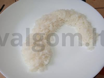 Sushi „Drakonas“ Žingsnis 1