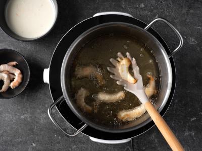 Wasabi krevetės Žingsnis 2