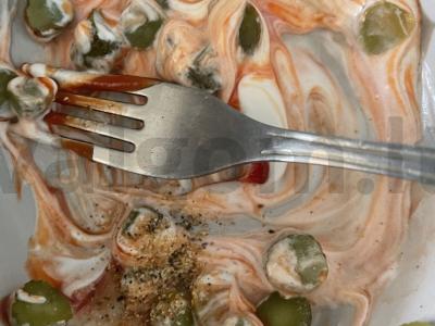 Makaronai su agurkais ir grietinės padažu Žingsnis 4