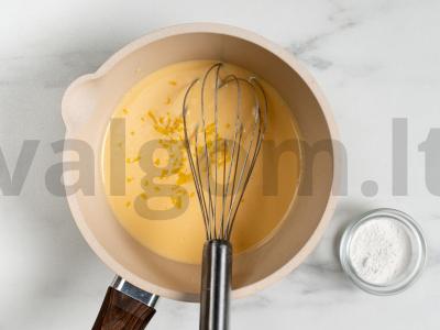 Kremas „Plombyras“ tortui Žingsnis 3