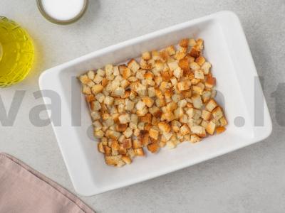 Cezario salotas su dešra Žingsnis 1