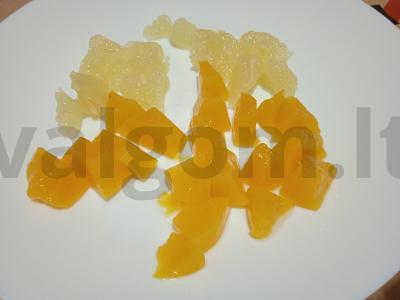 Vaisių salotos sviti krepšelyje Žingsnis 2