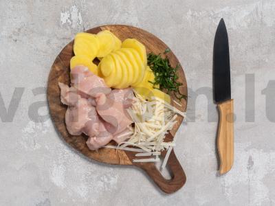 Kepta vištiena daržovių pagalvėje Žingsnis 1