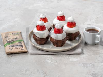 Naujųjų metų keksiukai „Kalėdų Senelis“ pagrindine nuotrauka