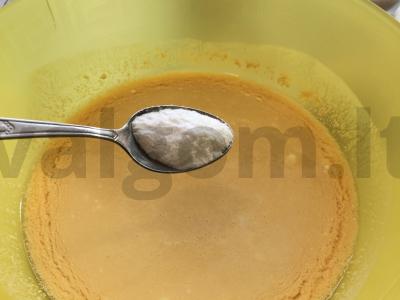 Blynai su moliūgų sultimis Žingsnis 2