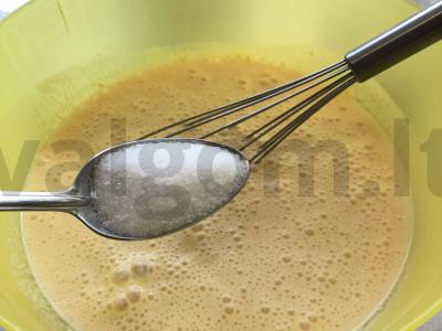 Blynai su moliūgų sultimis Žingsnis 4